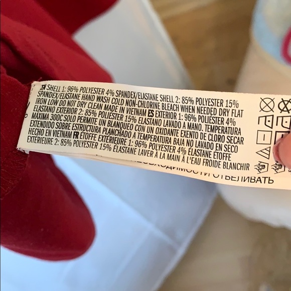 Red dress with black mesh on front and back - Picture 3 of 4